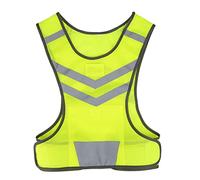Jwthee Giust di Sicurezza Riflettente con Tasche, Gilet ad Alta visibilità per Uomini Donne, Attrezzatura da Corsa Riflettente Regolabile, Adatto alla Vita da 82 a114 cm, Ciclismo