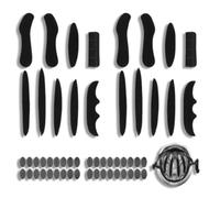 Jwthee Kit di imbottitura del casco, cuscinetti per casco per casco da bici da 2 set di casco per padari di ricambio per il casco per il casco del casco per cottura per il casco per