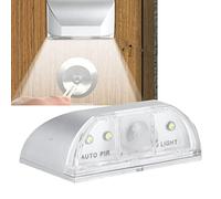 Jwthee Luce a buco della serratura da 2 pacchetti, rilevatore del sensore automatico Light Light Light Light Light Luck Lucine per le scale del corridoio da cucina