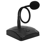 Jwthee Microfono a collo di cigno, microfono a condensatore da tavolo XLR con cavo da 5 m, microfono per PC cablato con supporto per riunioni al computer, chat vocale, giochi
