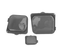 Jwthee Sacchetti per alimenti in silicone, 3 sacchetti multiuso per alimenti, sacchetti per congelatore riutilizzabili a tenuta stagna Lavabili in lavastoviglie Contenitori in silicone (nero)