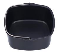 Jwthee Torta della friggitrice per aria, teglia per la cottura del pane per pizza 18/22 cm di padella stampo stampo ferro frigorio a grasso profondo accessori profondi (18cm)