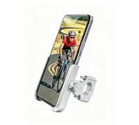 jwtyu Supporto per cellulare da bicicletta, impermeabile, per smartphone da | Supporto per cellulare per bicicletta, in lega di alluminio, rotazione a 360°, stabilizzazione dell'immagine, per biciclette