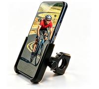 jwtyu Supporto per cellulare da bicicletta, impermeabile, per smartphone da | Supporto per cellulare per bicicletta, in lega di alluminio, rotazione a 360°, stabilizzazione dell'immagine, per biciclette