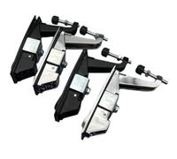 JWVIALEL MS606 Flat Bounce Lock elettrico armadio porta 1 pz (nero, acciaio inox)