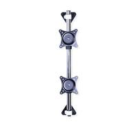 JWVNSKCA Staffa for monitor a doppio schermo montata a parete rack for computer a doppio schermo superiore e inferiore a parete Giunzione senza giunture FE120W da 27 pollici