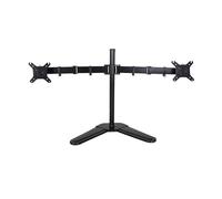 JWVNSKCA Supporto for monitor a doppio schermo, braccio di supporto for schermo del computer, bracci for ripiano di sollevamento con base da tavolo telescopica sinistra e destra