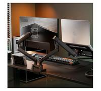 JWVNSKCA Supporto for monitor a doppio schermo Supporto for braccio robotico con vassoio due in uno for laptop(12-18 inches)