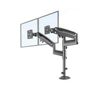 JWVNSKCA Supporto for monitor H180 Supporto for schermo impilabile superiore e inferiore telescopico rotante senza perforazione da tavolo a doppio schermo