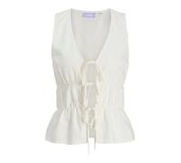 Jxalmira Linen Blend Tie SL Top Wvn Ln, Blanc De Blanc., S