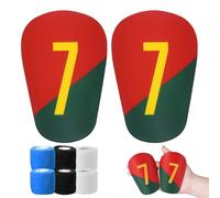 JXAXD Mini parastinchi per bambini, 10 × 6 cm, mini shin pad con 6 rotoli da 5 cm x 4,5 m, fasce in polipropilene ad alta resistenza, per bambini e adulti