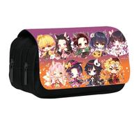 JXBBAAC Demonn Astuccio per Matite Bambini, Anime Sacchetto della Matita, 3D Grande Capacità Matita Case Astuccio Portapenne Per Ragazza Ragazzi Ufficio Scuola-A