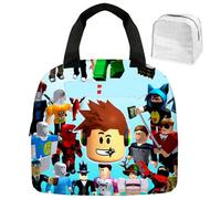 JXBBAAC Lunch Bag, Borsa Frigo Piccola, Borsa Termica per Alimenti, Pranzo Portatile Billetera, Billetera Porta Pranzo Carino Portatile Impermeabile per Studenti Scuola Picnic Cibo Bevanda Frutta-B