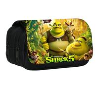 JXBBAAC Shrek Astuccio per Matite Bambini, Anime Sacchetto della Matita, 3D Grande Capacità Matita Case Astuccio Portapenne Per Ragazza Ragazzi Ufficio Scuola
