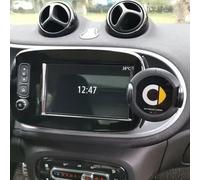 JxbJQQ 10W Auto Cellulare Telefono Cellulare Supporto per Smart 451 453 Fortwo Forfour, Veloce Senza Fili Ricarica, Telefono Navigazione Supporto, Sensore a infrarossi,453 Navigation-Side
