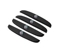 JxbJQQ 4 Pezzi Auto Porta Anti Collisione Striscia per Alfa Romeo 147 156 159 Alfaromeo Giulia Giulietta, Gomme Guardie Paraurti Protezione Laterale Etichetta Universale,Black