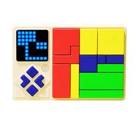 JXD Super Puzzle Elettronico Labirinto Console di Gioco a Blocchi Allenamento Pensiero Logico Interattivo Genitore-Figlio Giocattolo Educativo Regali per Bambini/Adolescenti/Ragazzi/Ragazze (Blu)