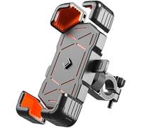 JXDYY Porta Cellulare Moto per BMW R Nine TR nineT Rnine T RNINET, Antivibrazione Porta Telefono Moto Rotazione 360°, Portatelefono per 4,7-7,2" Smartphone,A-Orange