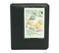 JXE Candy Color Macaron Fuji Instax Mini Album Libro Per Instax Mini7s 8 9 25 50s Film - Nero
