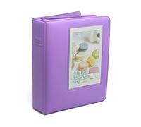 JXE Candy Color Macaron Fuji Instax Mini Album Libro Per Instax Mini7s 8 9 25 50s Film - Viola