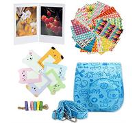 JXE - Kit di accessori per fotocamera istantanea, pellicola decorativa adesiva da appendere alla parete, compatibile con Fujifilm Instax Mini 8 8+ 9-#4