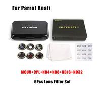 Jxe ND4 ND8 ND16 ND32 Mcuv filtro CPL camera Lens set per pappagallo Anafi drone