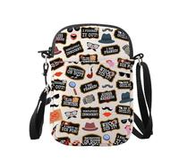 JXGZSO Borsa a tracolla con omicidio, idea regalo per fan di gioco misterioso, regalo per gli appassionati di gioco, Borsa gioco omicidio, small