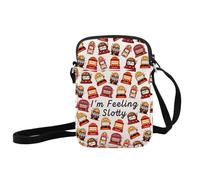 JXGZSO Borsa a tracolla ispirata al casinò per amanti del gioco d'azzardo regalo a tema gioco d'azzardo, Mi sento Slotty, small