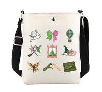 JXGZSO Borsa a tracolla Witch And Good-Green & Pink Merchandise, Verde P Mb Regno Unito