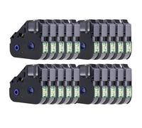 JXHDWYTYO 20pcs PT200bk LB200bk Nastro a inchiostro compatibile compatibile per stampanti ID come C510T C210T C210E C500T C200E C100T C200T C580T M11 NAPTREWRITER