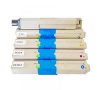 JXHDWYTYO Cartucce toner compatibili 4pc set per C363 C363DN C332 C332DN Stampanti 3 5K 3K Modelli di resa 46508712 11 10 09 46508716 15 14 13 EU Standard