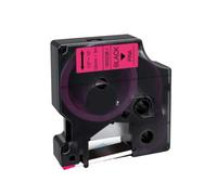 JXHDWYTYO Etichetta da 12 mm 1933238-1 1933238-2 Nero su rosa fluorescente Compatibile con la stampante LabelManager 160 280(Black on Flu Pink)