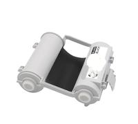 JXHDWYTYO Nastro a trasferimento termico SL R101T R103T compatibile con MAX CPM 100G3C CPM 100 CPM 100H4 CPM 100H5 100HG3C 100HIII Stampante per etichette Bepop(R101T No Chip Black)