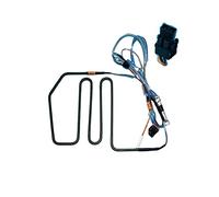 Jxjamp 1 Pezzo Frigorifero Tubo di Riscaldamento Elettrico 5300JR1014 per LG Congelatore Sbrinamento Tubo di Riscaldamento Sbrinamento Accessori per Frigorifero (Colore : Nero) (Color : Black)