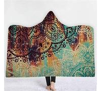 jxjc Sun Sunshine 3D Stampa Bambino Felpa con Cappuccio Coperta Coperta in Pile Corallo Coperta con Cappuccio Inverno Caldo Viaggio Aereo Divano Letto Picnic Coperta Coperta Bambini 150X200 Cm 1