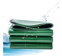 JXLQFA Telo TELONE OCCHIELLATO Impermeabile, 0.5x12 m Occhielli su Tutto Il perimetro impermeabile telone impermeabile per esterno multiuso JXL11, Verde