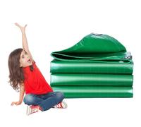 JXLQFA Telone Occhiellato, 2.5x4 m 450g/m² per Esterno in Rinforzato con Occhielli Copertura occhiellato ombreggiante per gazebo piscina campeggio mobili giardino JXL11, Verde