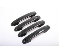 JXMFKBB Chrome In Fibra di Carbonio Auto Maniglia Della Porta Laterale Della Copertura Trim Adesivo Accessori Auto/Fit for Toyota Aqua/Fit for Toyota Prius C 2011-2017(Noir)