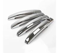 JXMFKBB Cromato In Fibra di Carbonio Auto Maniglia Della Porta Copertura Trim Adesivi Accessori/Adatto for OPEL Astra H 2004-2009/Adatto for OPEL Astra J 2010-2015(Silver)