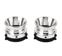 Jxngery 1 paio di adattatori per mozzi Nab in lega di alluminio argento ABS sostituzione universale 'adattatore per avvolgitore per apriscatole per Studer