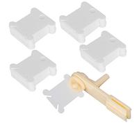 Jxngery 120 pezzi Avvolgitore per punto croce Avvolgitore di filato a manovella Accessori per cucito fai-da-te