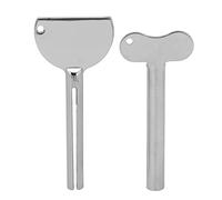 Jxngery 2 pezzi di spremiagrumi per tubetti di dentifricio salva il dispenser di spremiagrumi per dentifricio in acciaio inossidabile