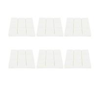 Jxngery 6pcs pannelli di assorbimento del suono materiale ritarnte a fiamma ad alta densità per gli uffici degli studi domestici (Bianco ritardante di fiamma ad alta densità)