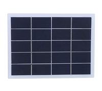 Jxngery Caricabatterie per pannello solare in silicio policristallino 5V batteria di uscita DC luce esterna per campeggio di emergenza