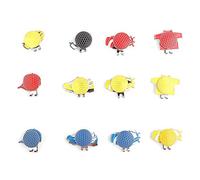 Jxngery Clip magnetica per cappello in acciaio inox, 12 pezzi, con marcatore a pallina da golf