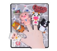 Jxngery Gioco di burattini con dita degli animali, gioco di insegnamento, burattini da dito interattivi, racconto del sonno, giocattolo per contare racconti (c)