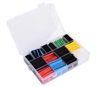 Jxngery Kit di 580 guaine termorestringenti per cavi elettrici con guaina in poliolefina, assortimento