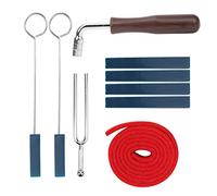 Jxngery Kit di strumenti per l'accordatura del pianoforte, sordine, chiave, forcella, leva, striscia di temperamento, accessori per la riparazione per gli appassionati di pianoforte