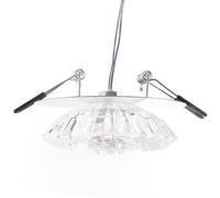 Jxngery Lampada da incasso a LED da 3 W, lampada da soffitto, luce spot, decorazione per la casa (luce colorata nascosta da 3 W)