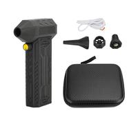 Jxngery Mini la a getto a getto pulitore elettrico senza spazzola 3 marcia Regolazione 110000 giri/min 52m/s Biancella aria portatile (Nero)